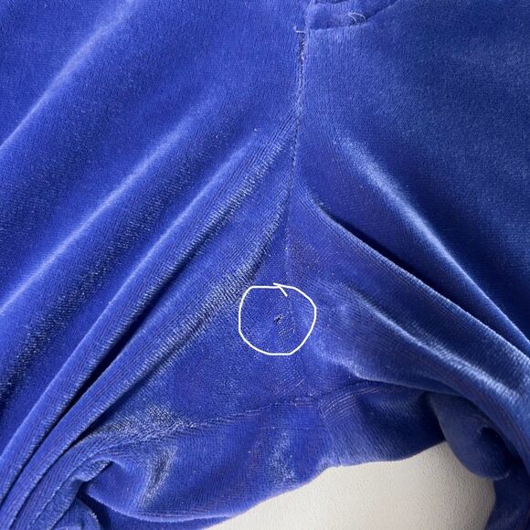 Vintage Betsy Johnson Pants Womens M Purple Velvet Low Rise Retro - Picture 4 of 8